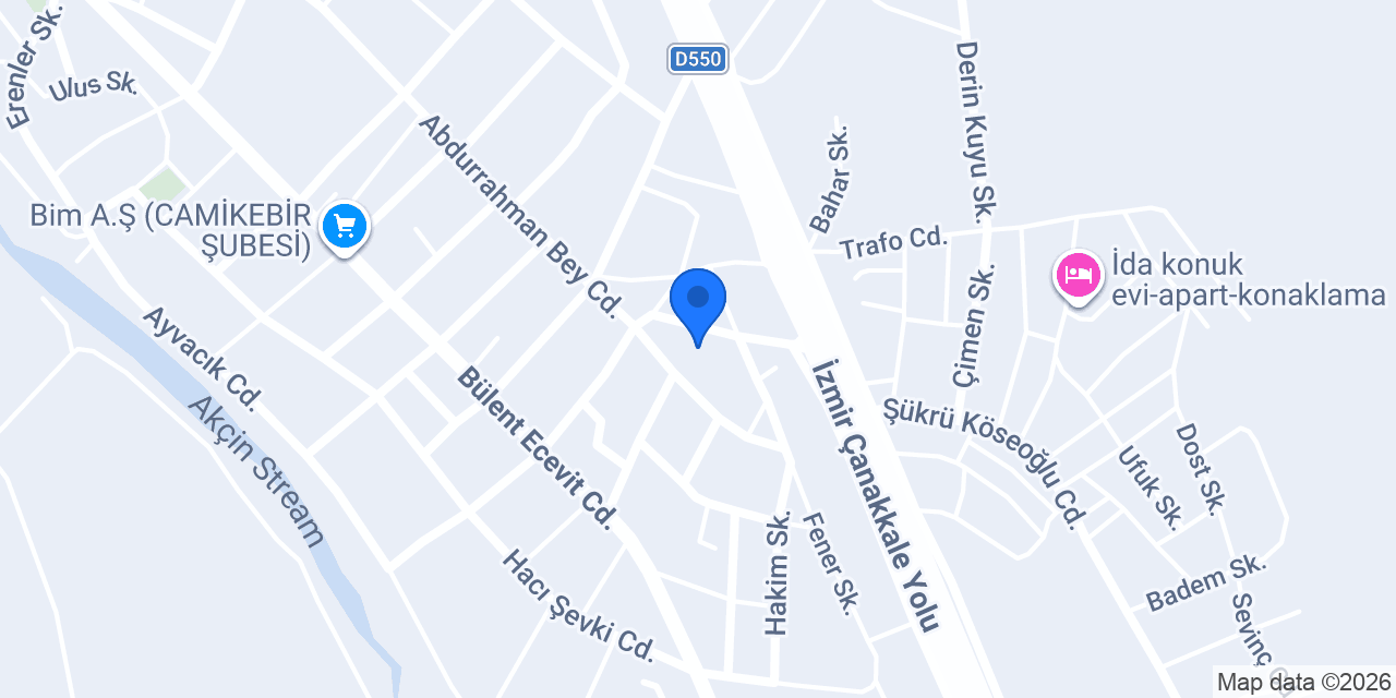 Uysal Köy Fırını konumu
