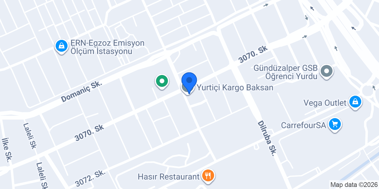 Yurtiçi Kargo Baksan konumu