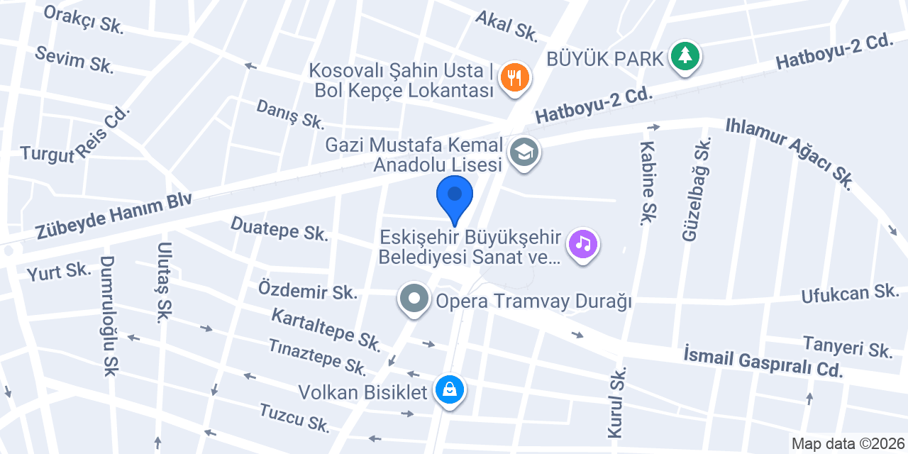 Eskişehir SRC Kursu konumu