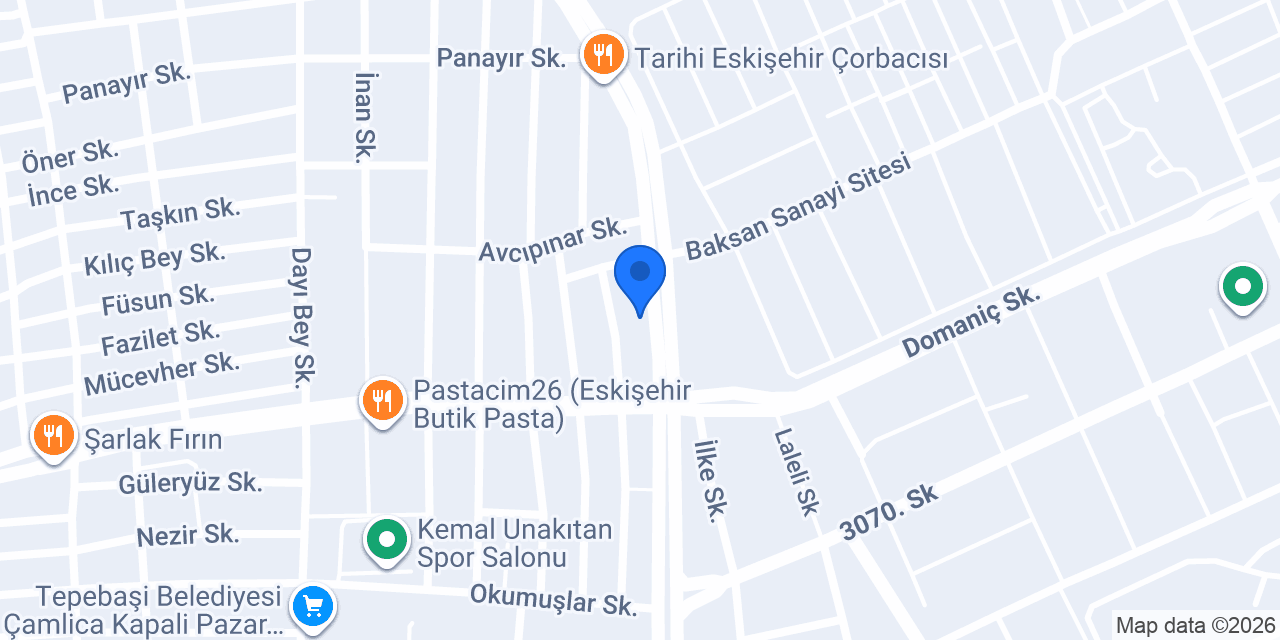 Çınar Asansör Çamlıca Şubesi konumu