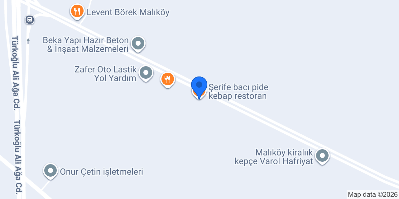 Şerife bacı pide kebap restoran konumu