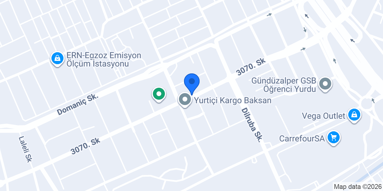 Cadde Oto Lastik konumu