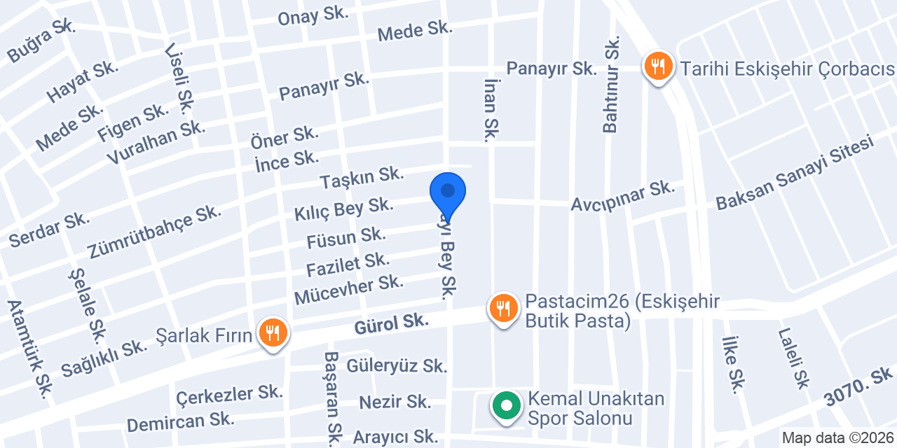 Çeka inşaat ofis konumu