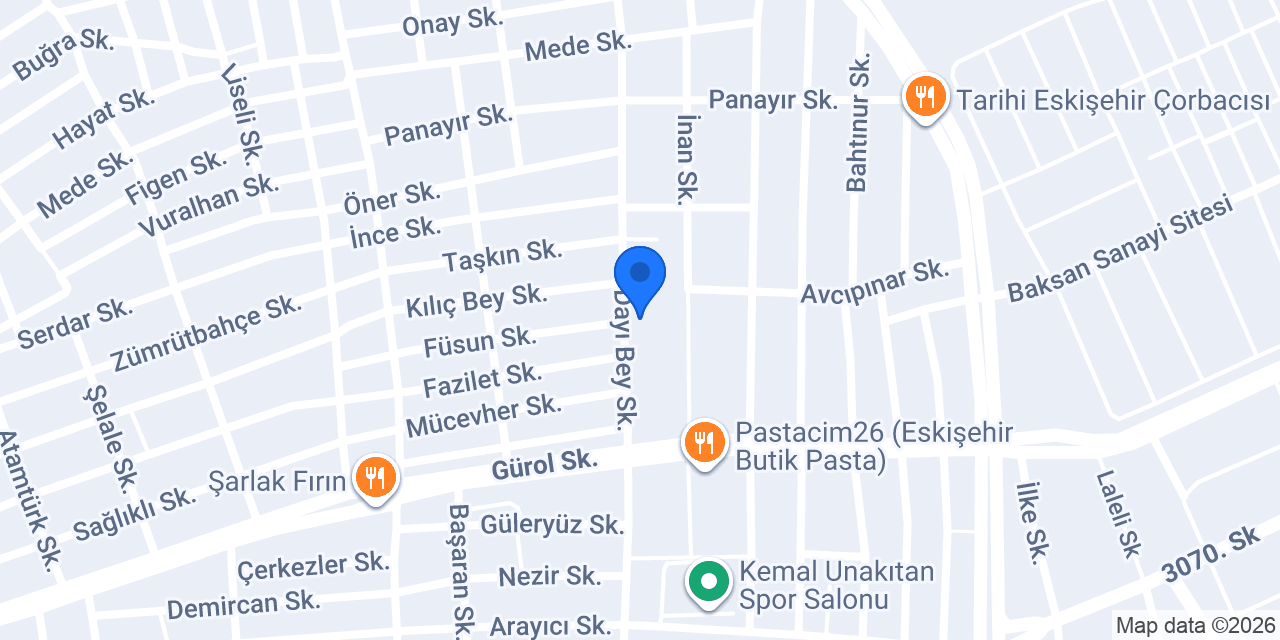 Eskişehir Elektrik konumu