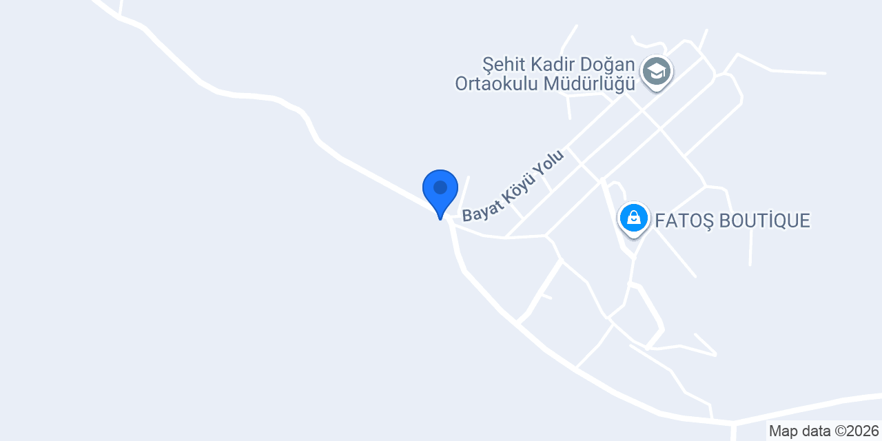 Bayat İlköğretim Okulu konumu