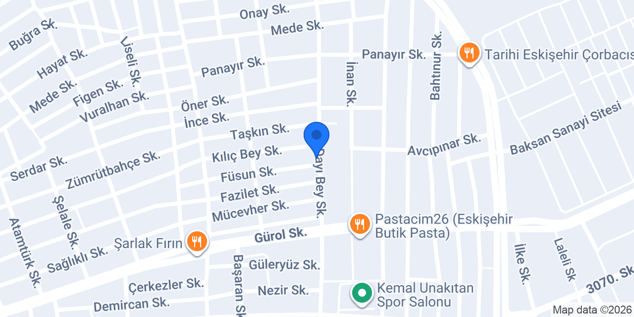 Günal Teknik Tesisat konumu