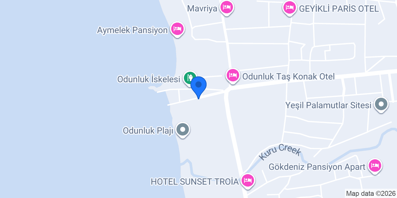 Odunluk iskelesi bayır dondurma konumu