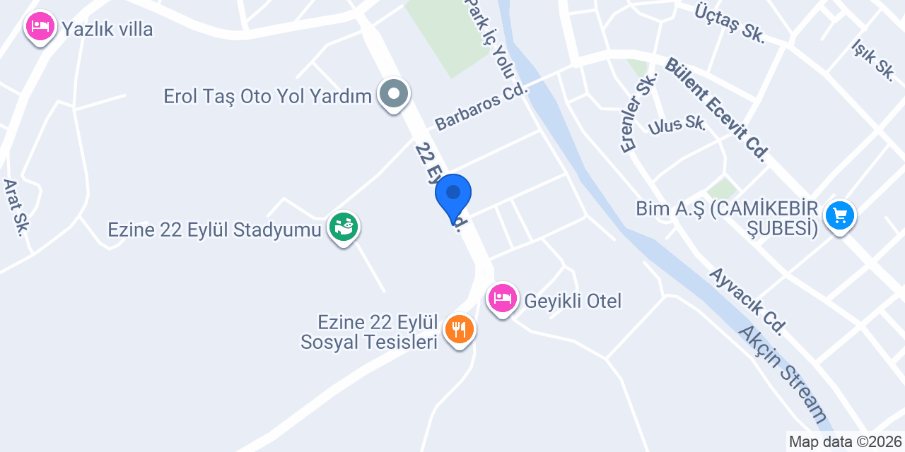 Güven Ekmek Unlu Mamülleri konumu
