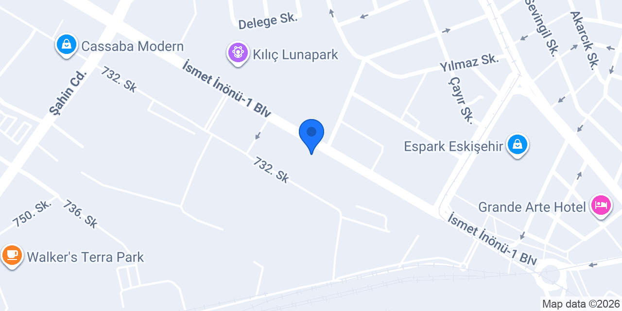 Yıldız Aspava Eskişehir konumu
