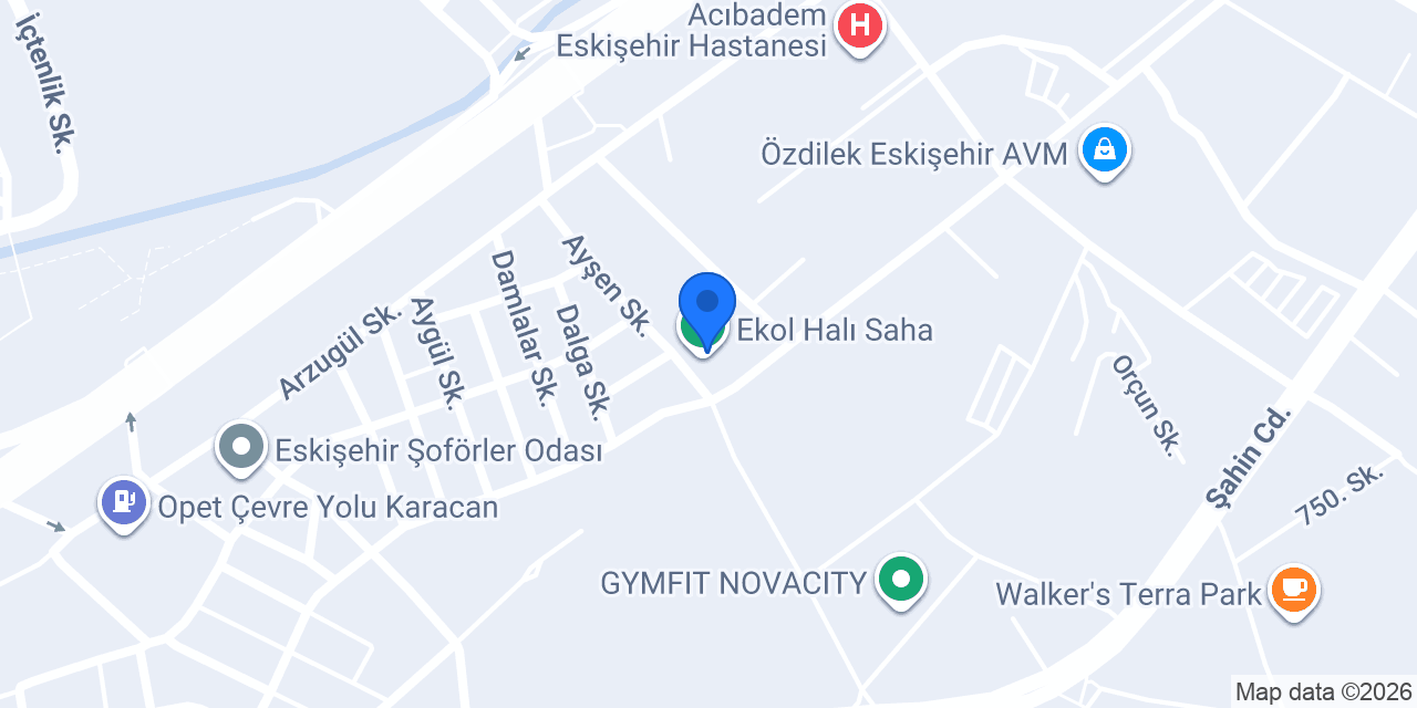 Ekol Halı Saha konumu