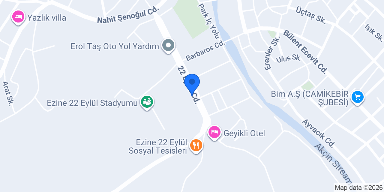 Ortaklar Kasap konumu