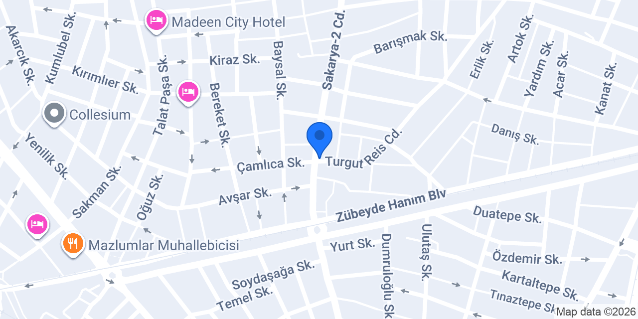 ÖZÜDOĞRU Residence konumu