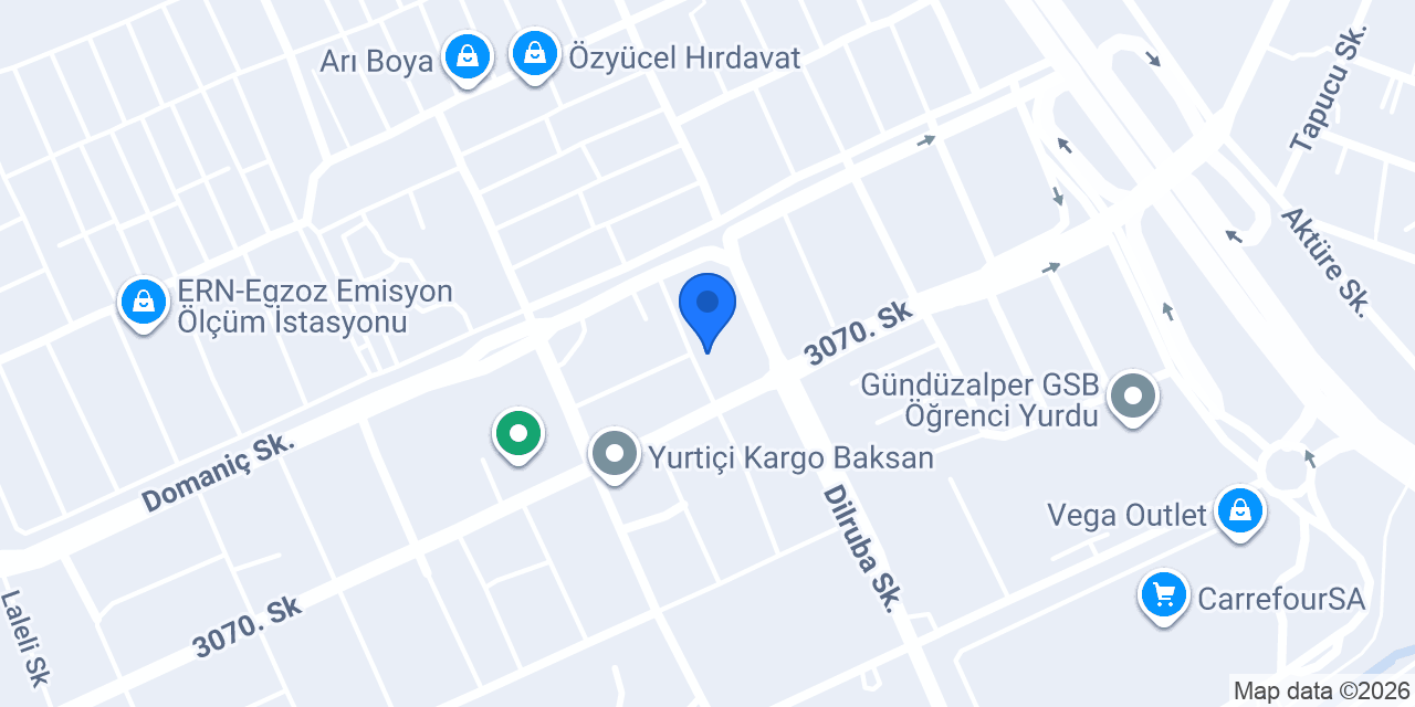 Çanacık Oto Lastik konumu