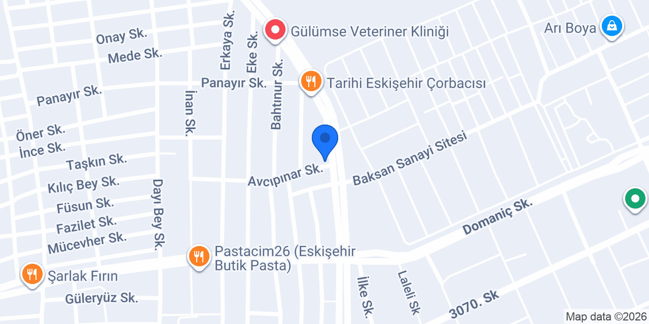 Nur pide Ahmet usta konumu