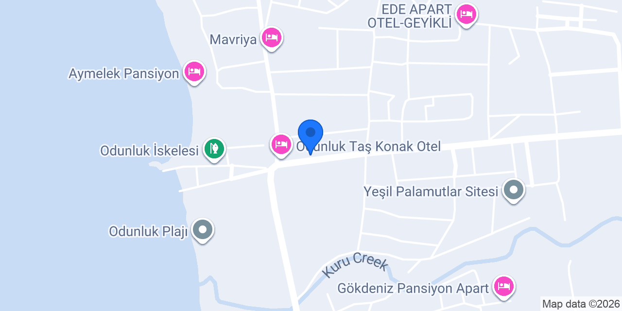 Berfin Otel Geyikli konumu