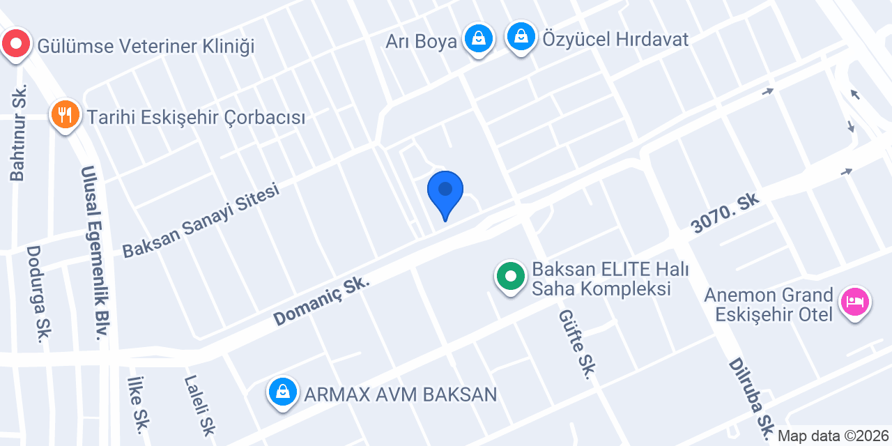 Özen Dekor konumu
