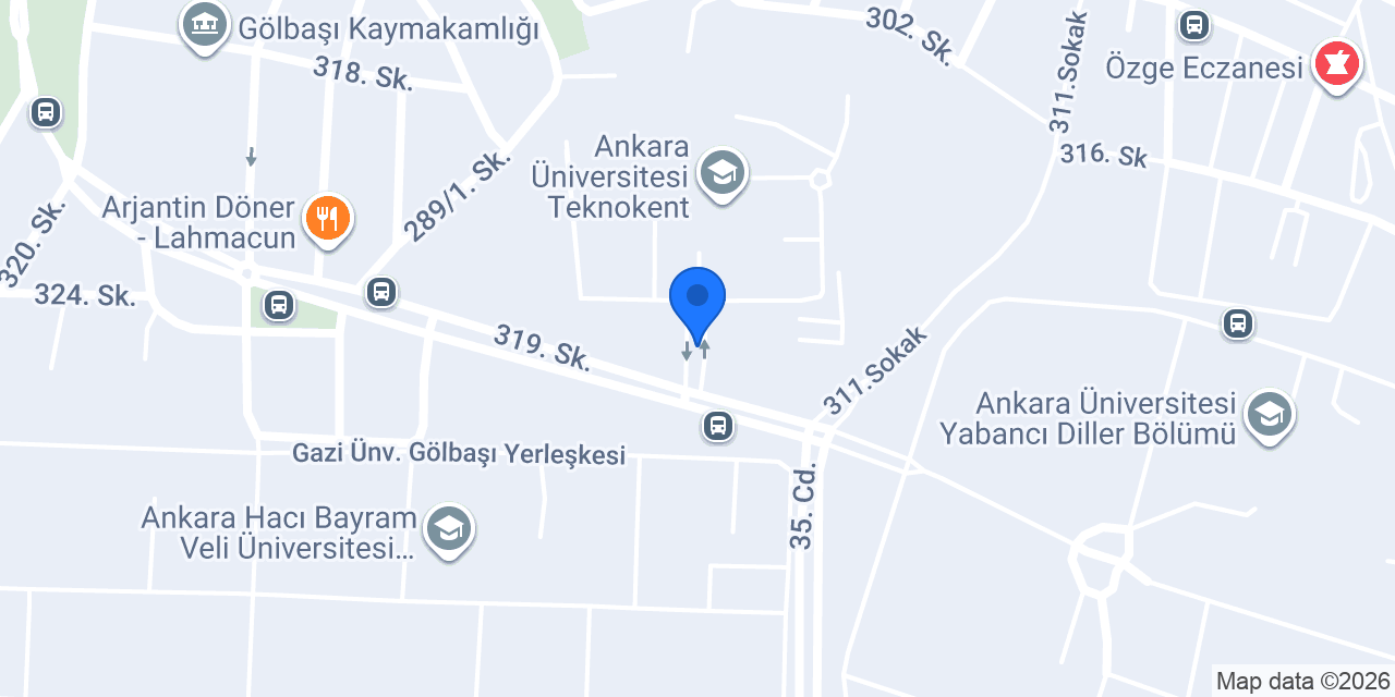 Türksat A.Ş. Teknokent Binası konumu