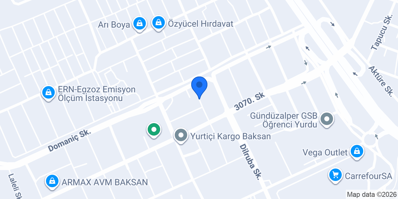 EFOR MOBİLYA konumu