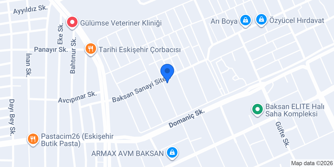 CAN MARANGOZLUK AHŞAP konumu