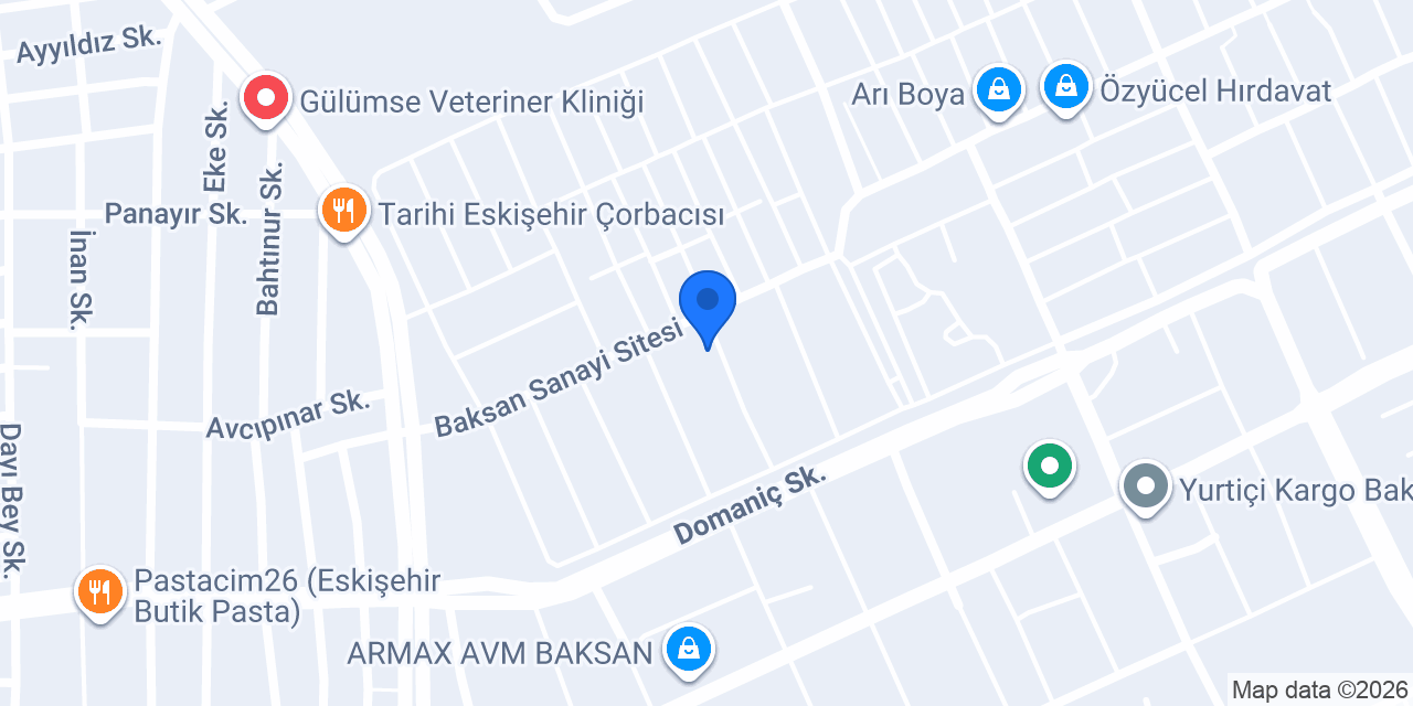 Burak oto servis konumu