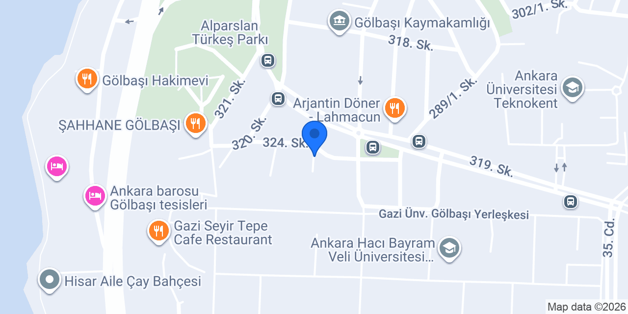 Gölbaşı Özel Erkek Yurdu konumu