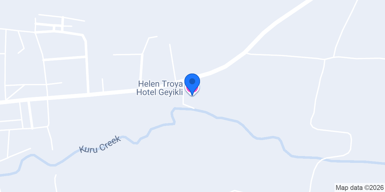 Helen Troya Hotel Geyikli konumu