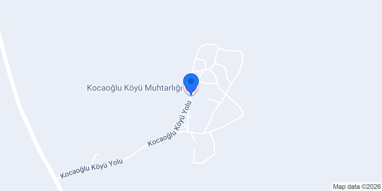 Kocaoğlu Köyü Muhtarlığı konumu