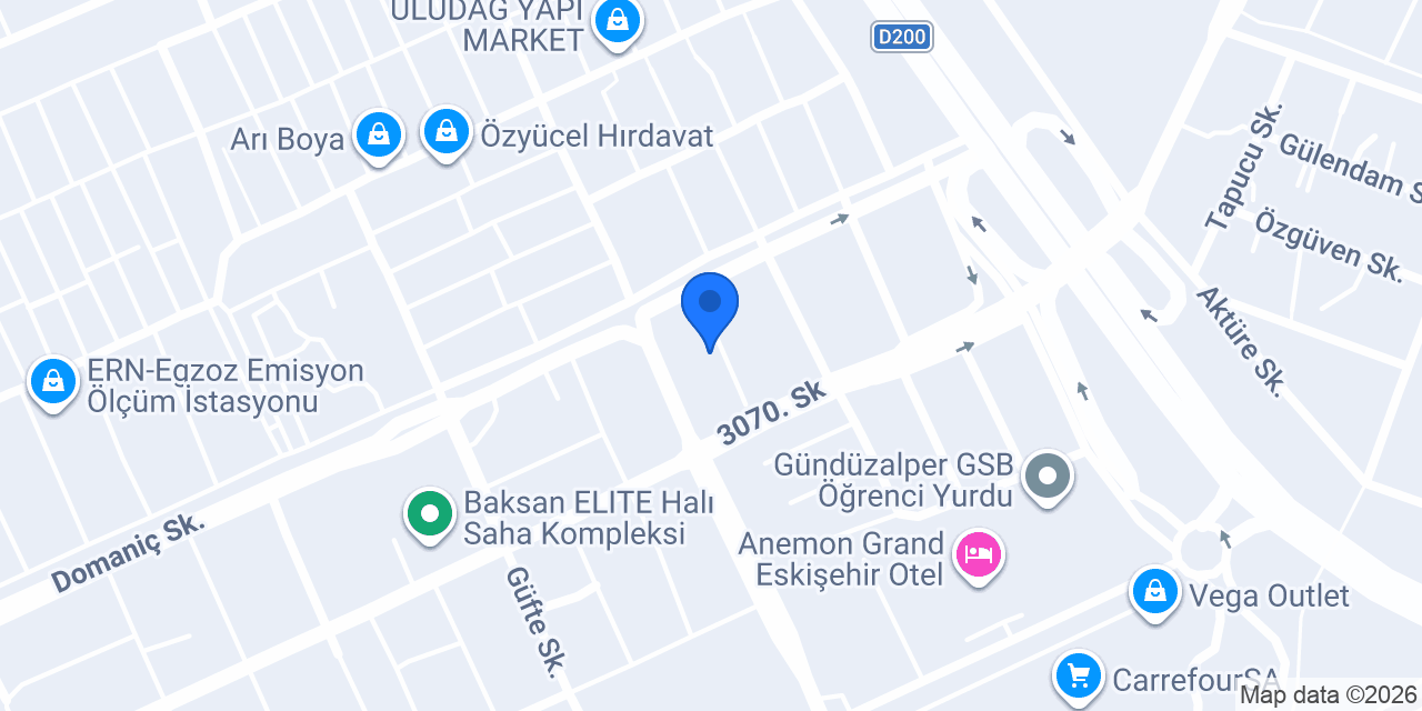 B8 Atölye konumu