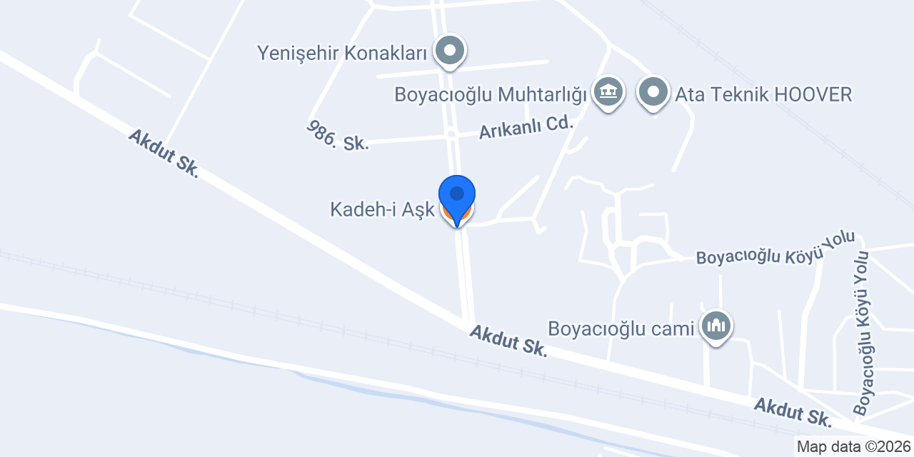 Kadeh-i Aşk konumu