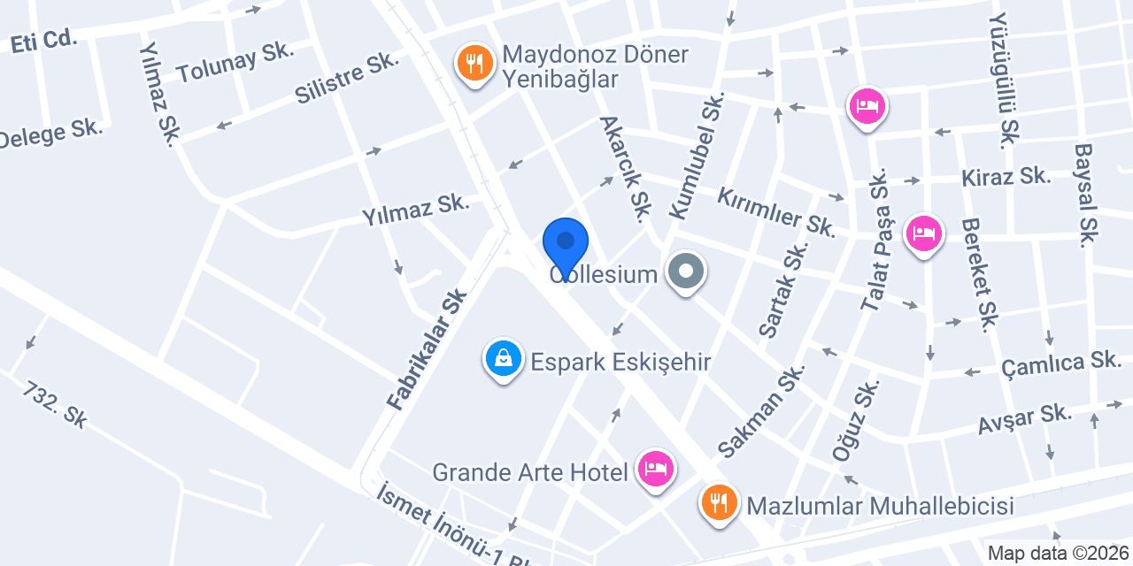Eskişehir Elektrikçi konumu