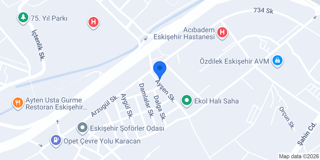 Eskişehir Psikiyatri konumu