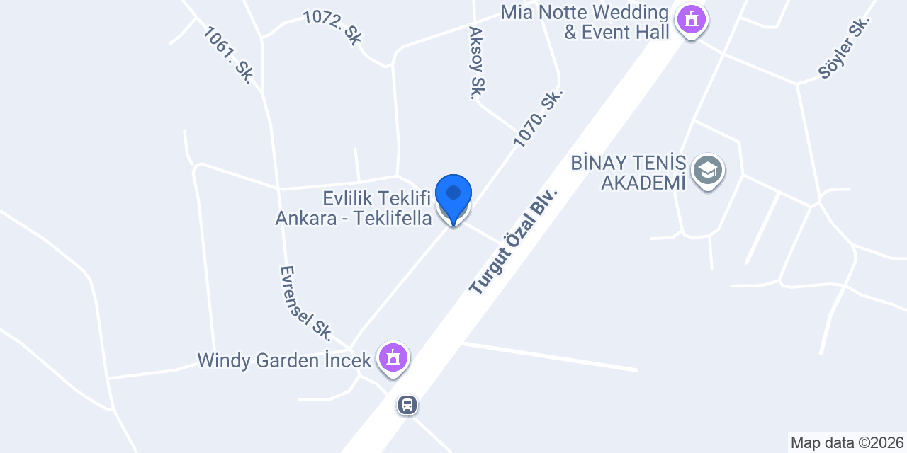 Evlilik Teklifi Ankara - Teklifella konumu