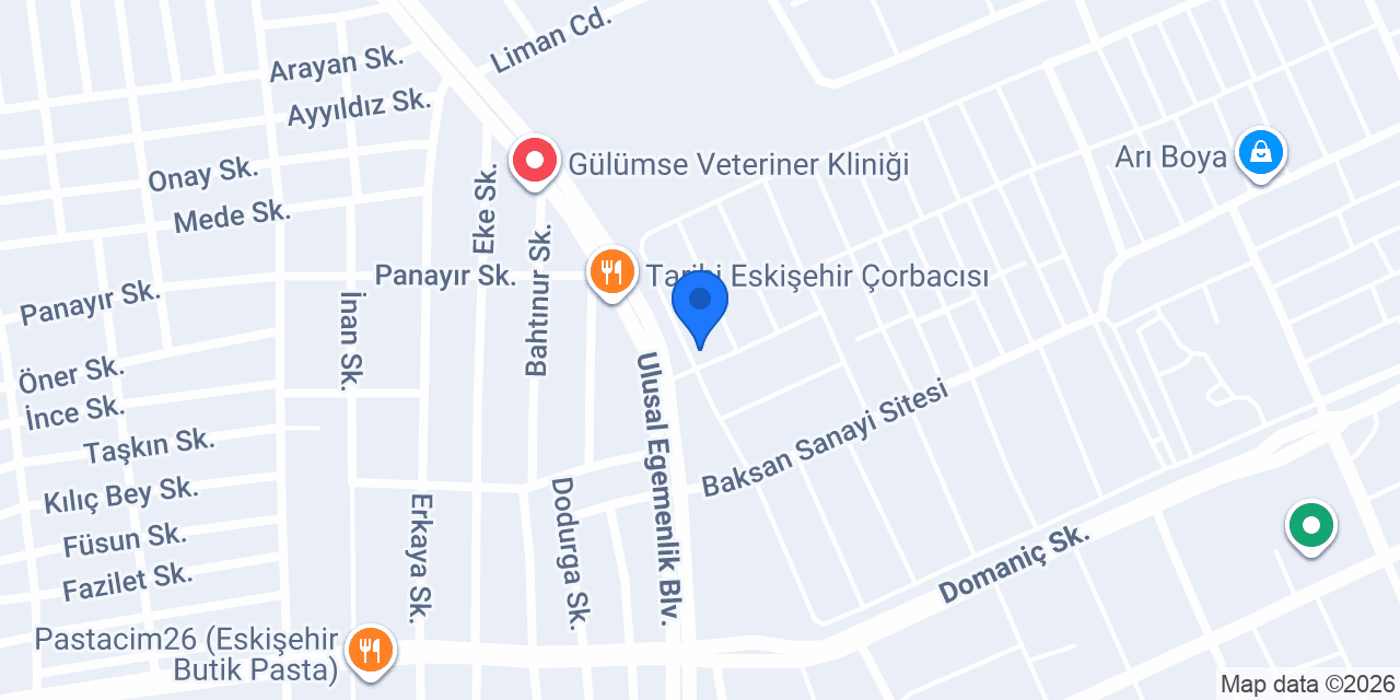 Altınışık Mobilya konumu
