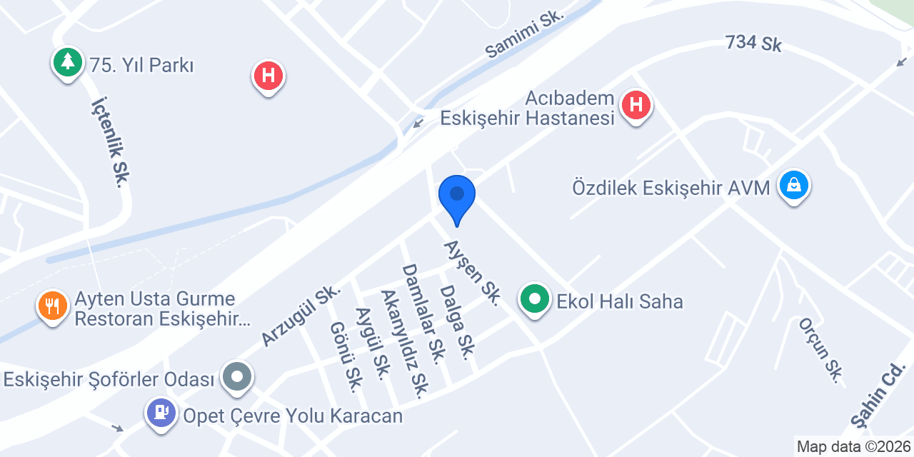 Uzm. Psk. Rafi Burak Demirel konumu