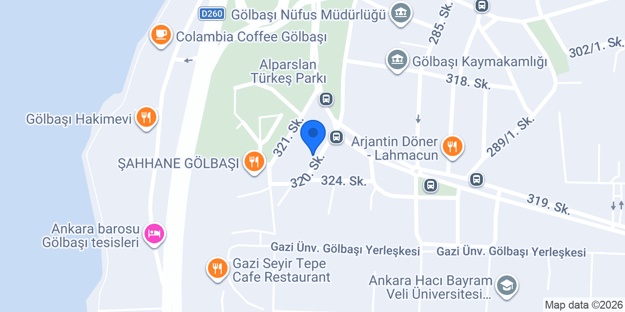 Gölbaşı Sağlık Ocağı konumu