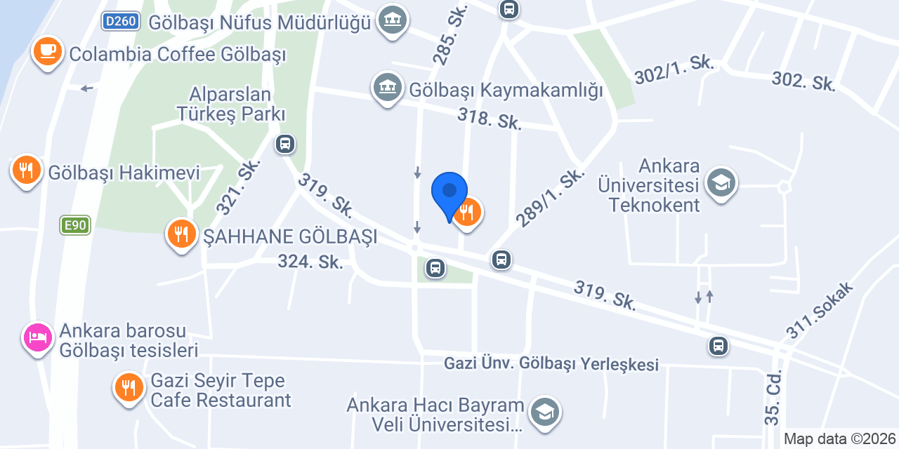Sbarro Gölbaşı konumu
