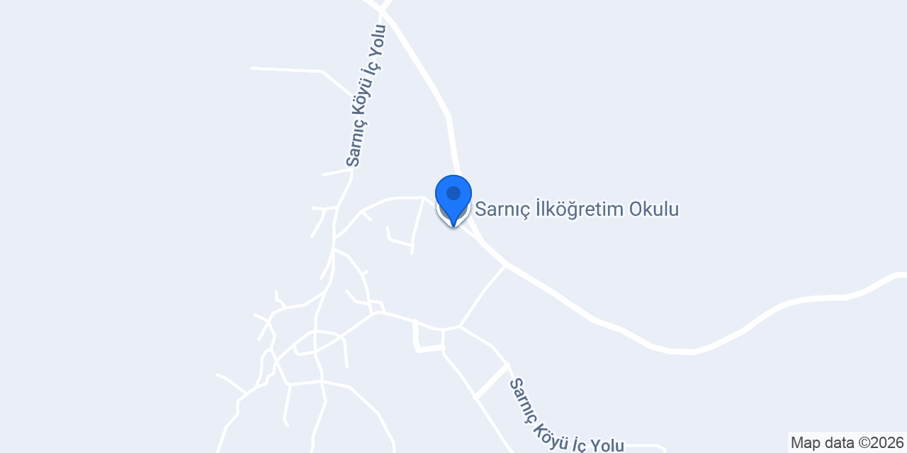 Sarnıç İlköğretim Okulu konumu