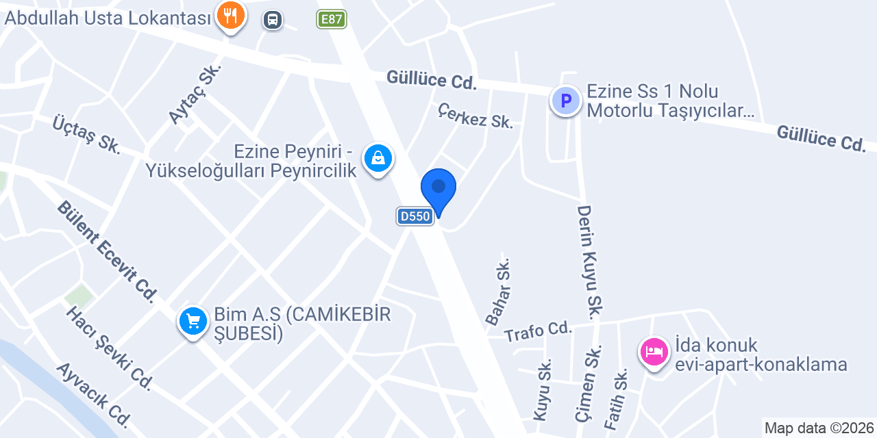 Ediz Reklam konumu