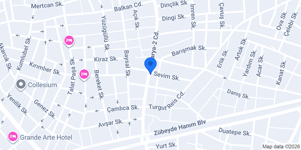 Birtat Fırın konumu