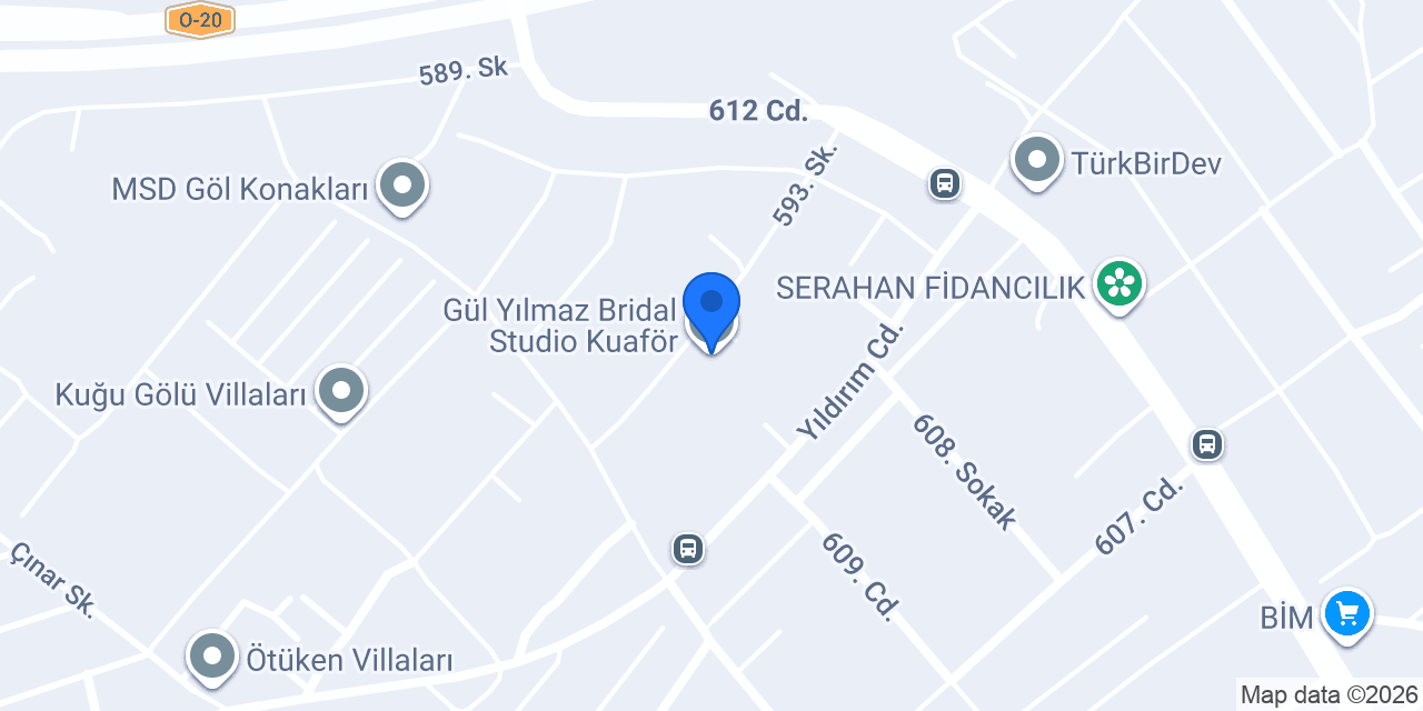 Gül Yılmaz Bridal Studio konumu