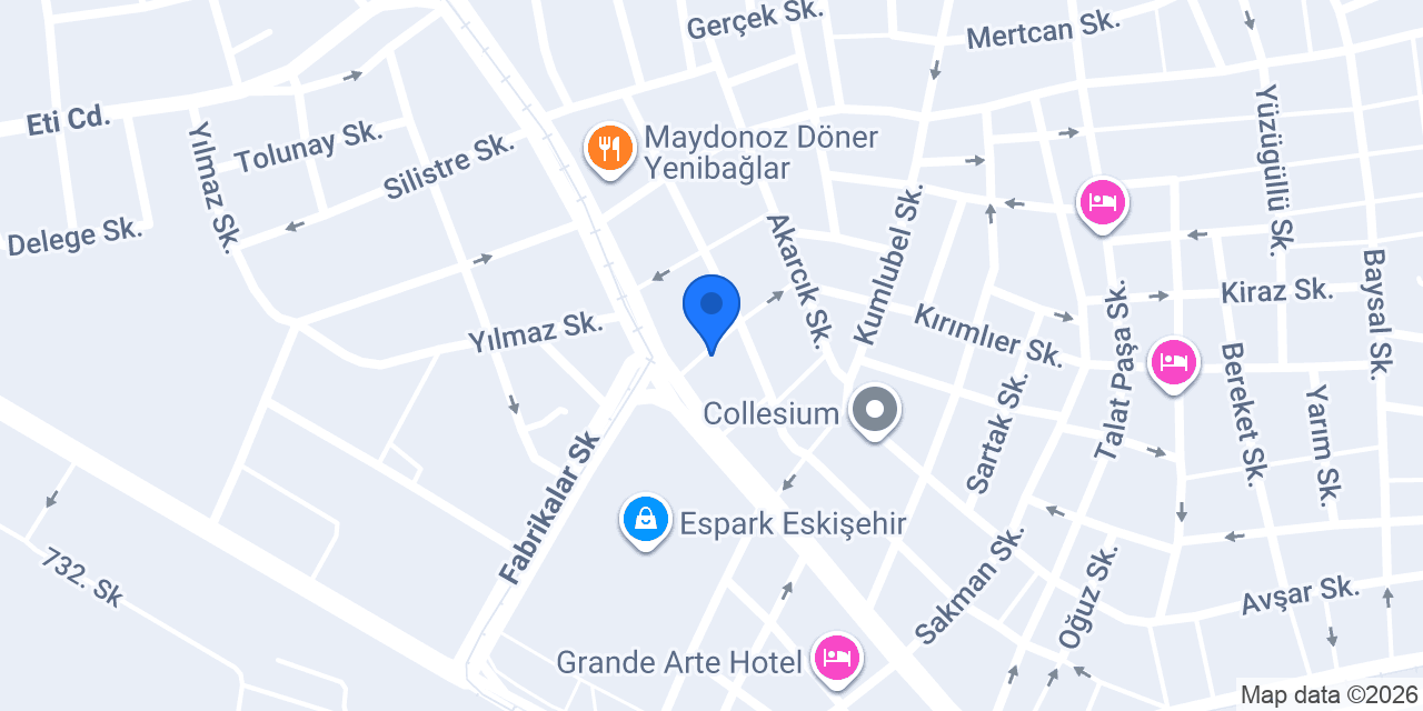 Eskişehir VİZYON ELEKTRİK konumu