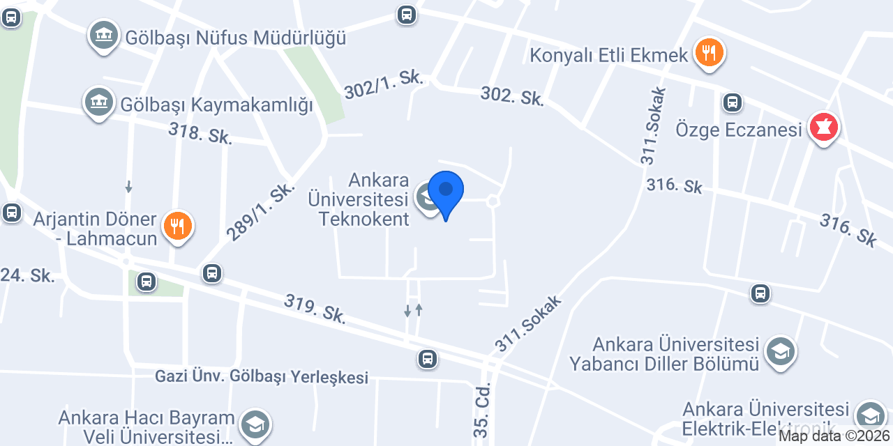 Ankara Üniversitesi 50. Yıl Gölbaşı Yerleşkesi konumu