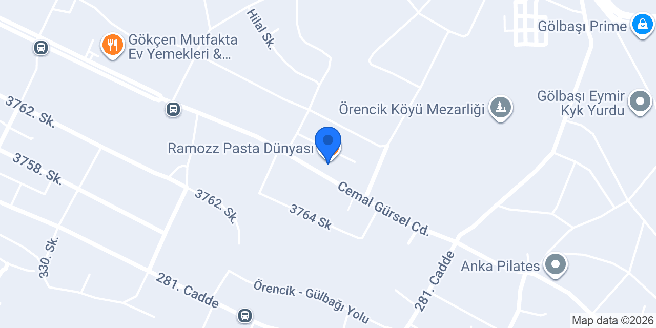 Ramozz Pasta Dünyası konumu