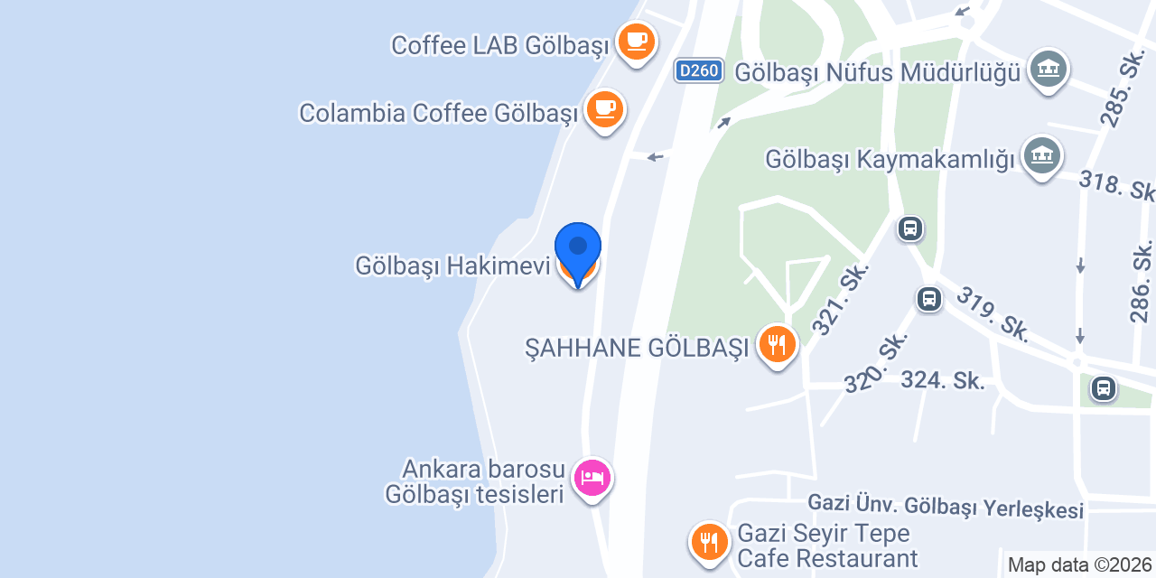 Gölbaşı Hakimevi konumu