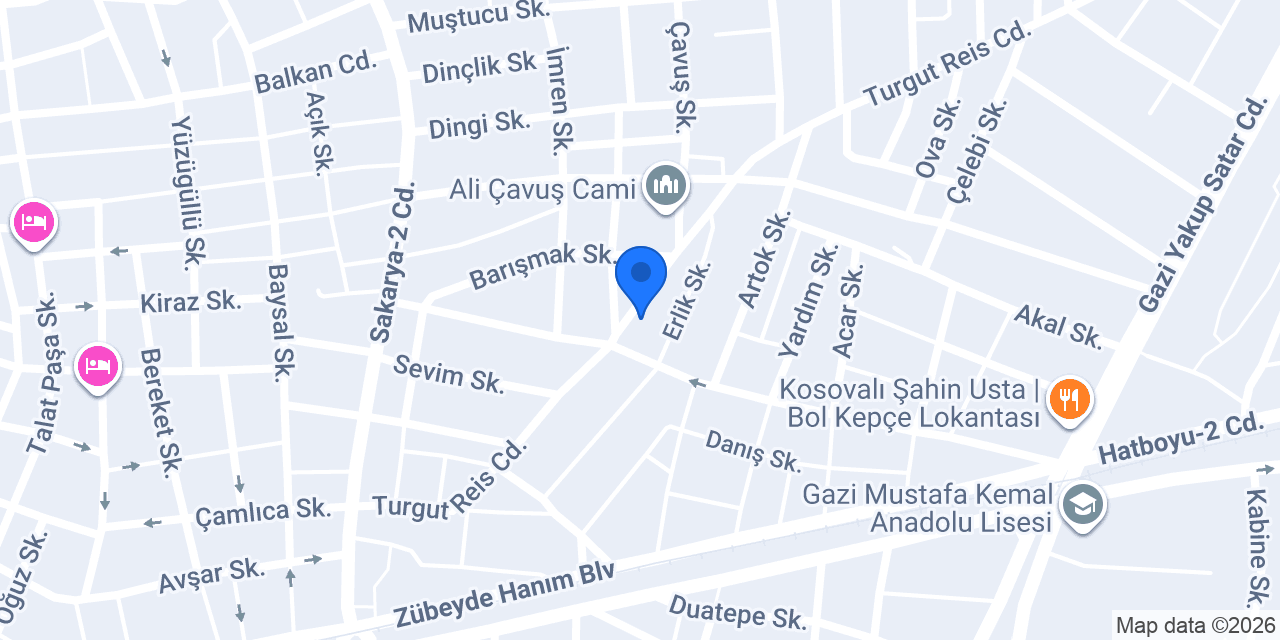 CAN KİMYA VE ENDÜSTRİYEL konumu