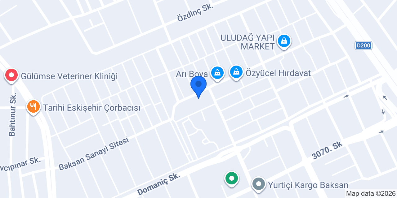 Özsezer Mobilya konumu