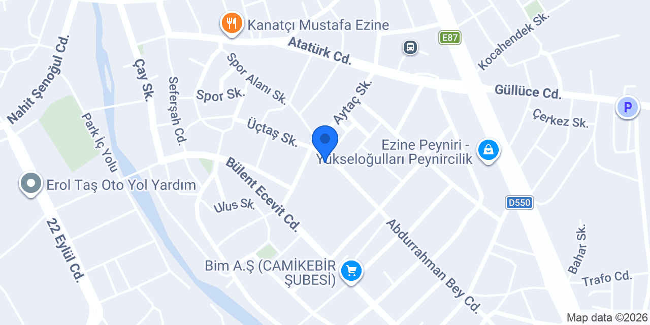 İŞLER KİTABEVİ EZİNE ŞUBE konumu