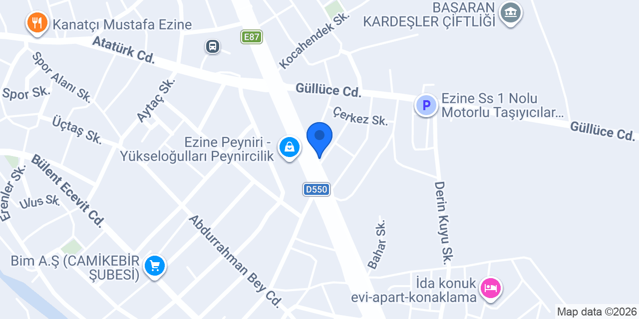 Seçkin Motor konumu