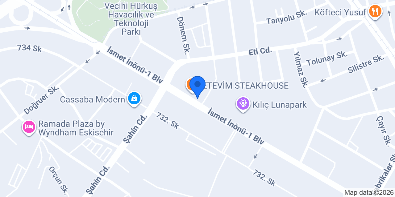 RUSH Eskişehir konumu