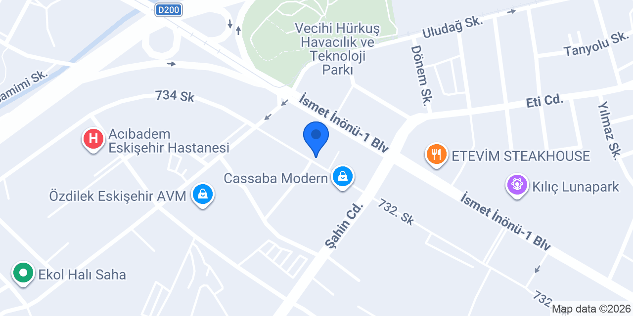 Hilton Garden Inn Eskisehir konumu